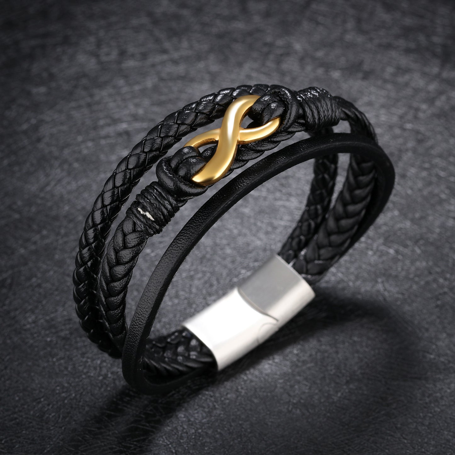 Bracelet Éternité Noire
